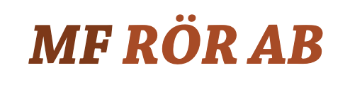 MF Rör AB logo